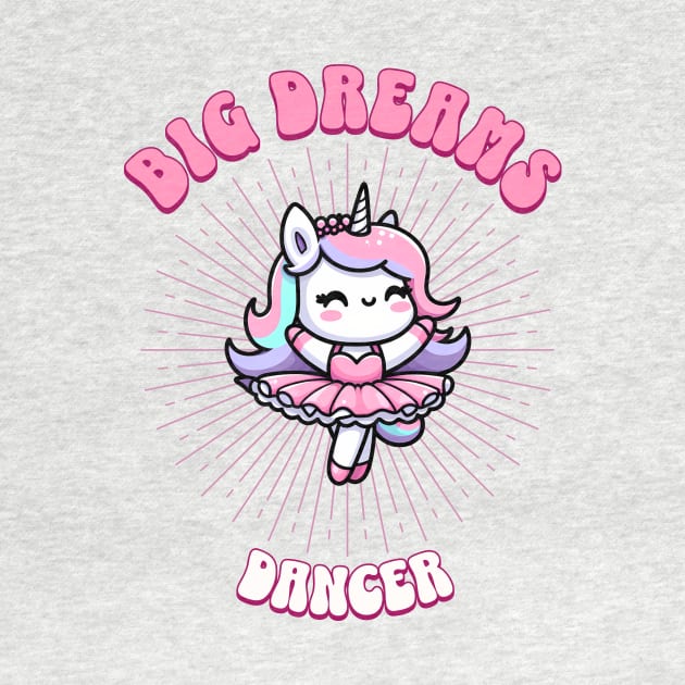 Big Dreams Ballet Dancer Unicorn | Dream Big! by Pink & Pretty